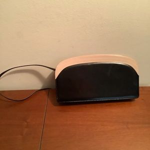 JACQUES VERT Black/Tan Purse
